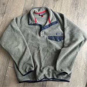 Men’s Patagonia Gray Synchilla Pullover size M